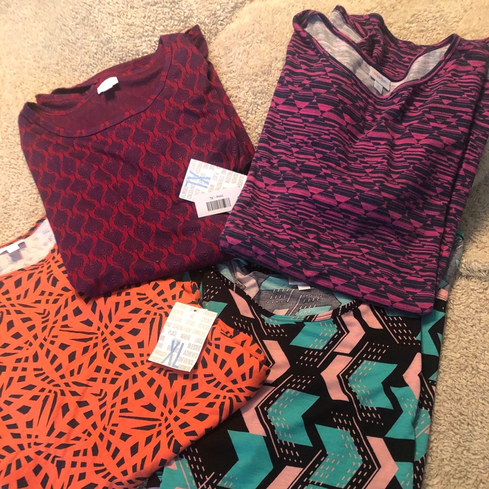 Lularoe Irma’s - 2 brand new, and 2 EUC